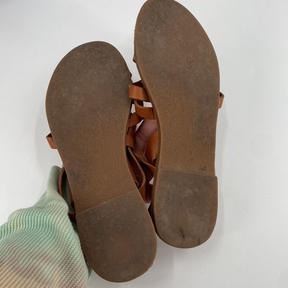 Madewell leather strappy sandals - Picture 3 of 5